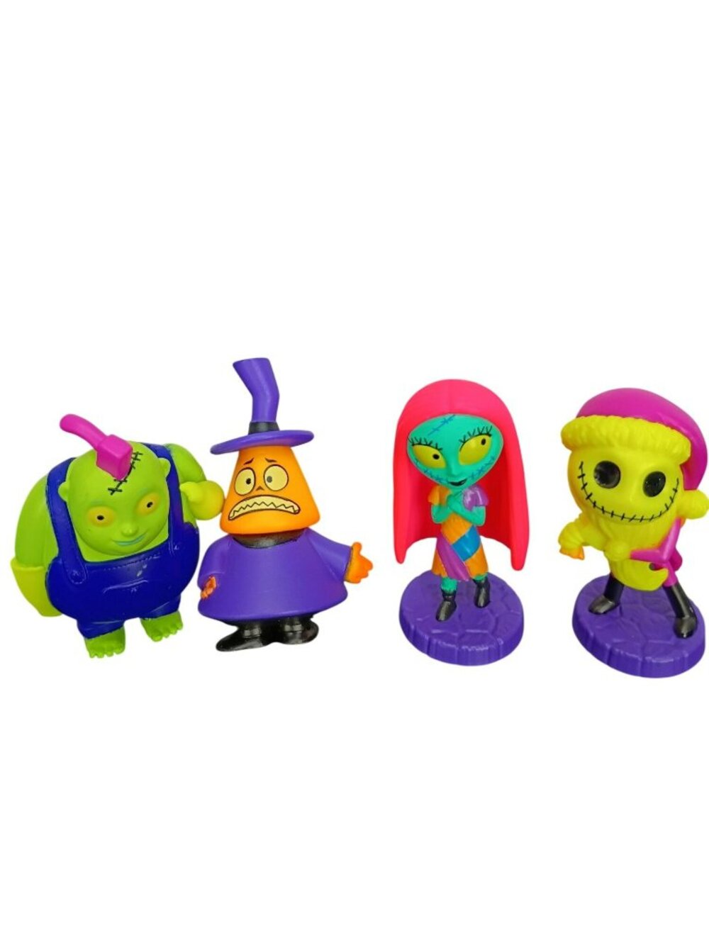 Nightmare Before Christmas Figurines Set Of 4 Halloween Characters Collectible T